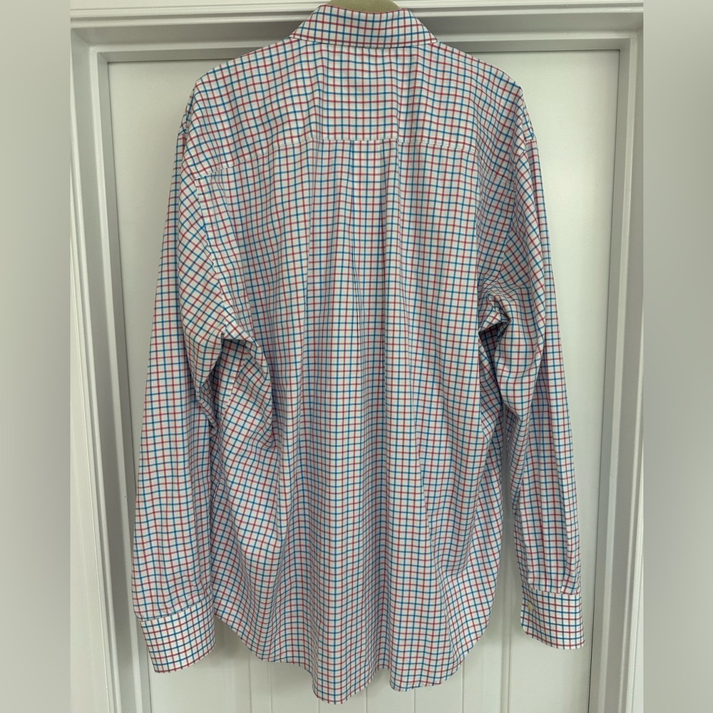 Peter Millar Multicolor Checkered Button Down Shi… - image 2